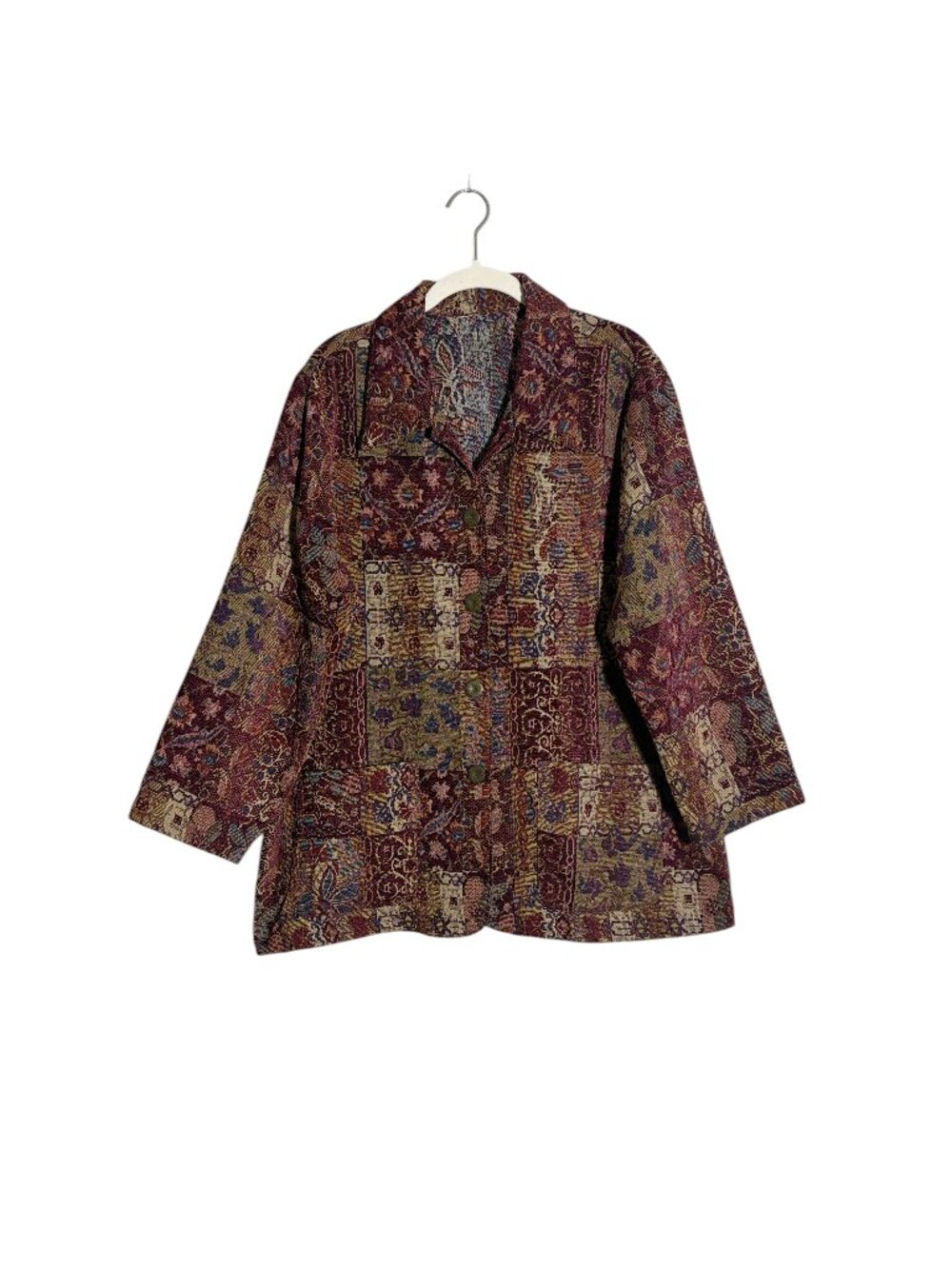 ✨ Vintage Floral Upholstery Chore Jacket ✨